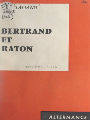 cover image of Bertrand et Raton
